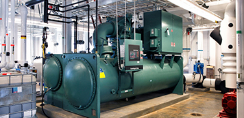 HVAC Chiller Plant Room